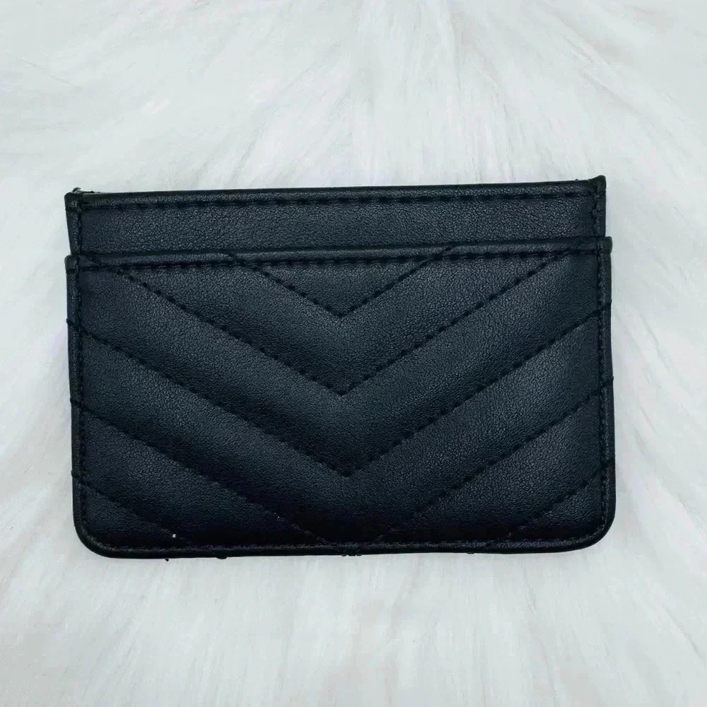 Black Love Heart Card Holder
